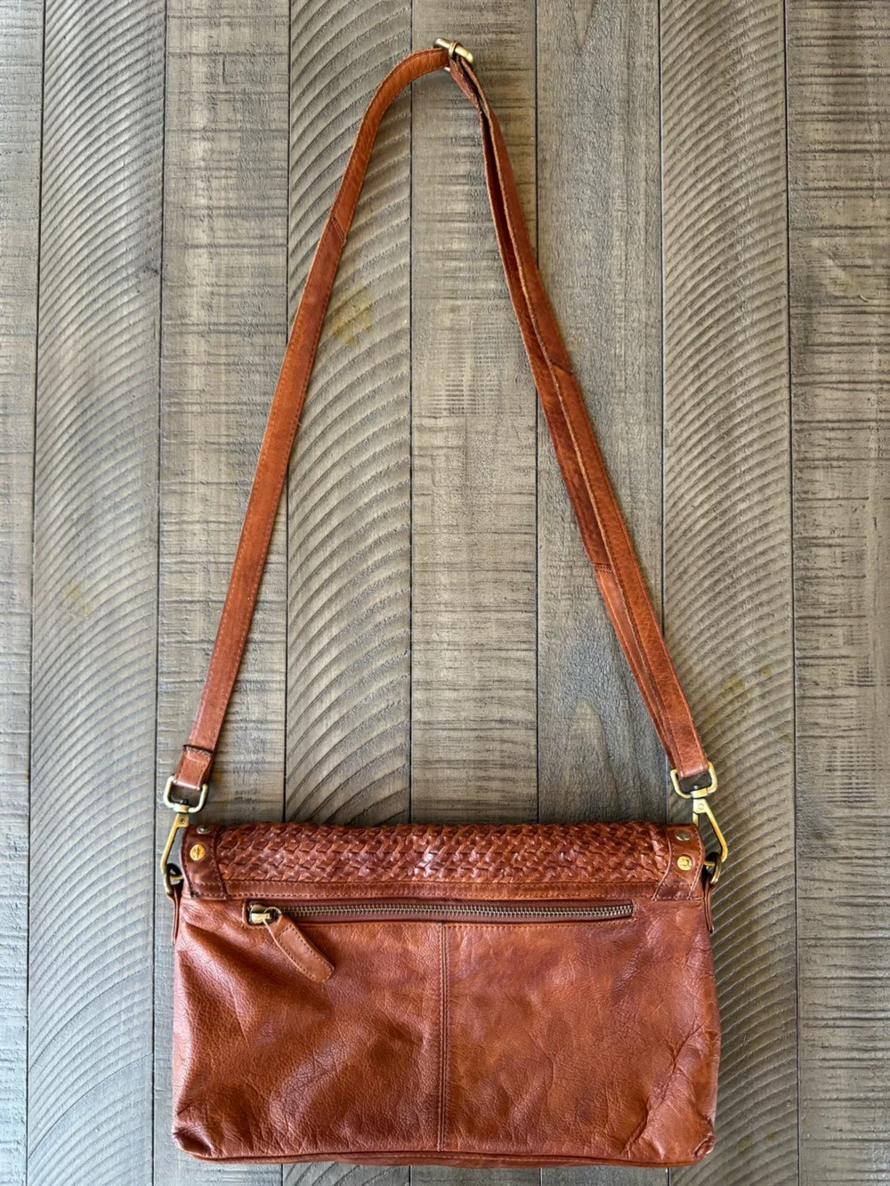 Belleza Mandova Kompanero The Sling Woven Leather Retro Crossbody Bag Boho Purse